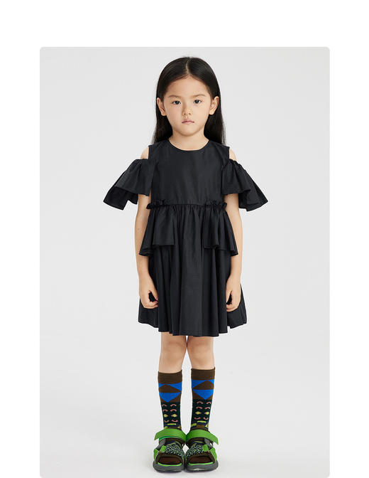 江南布衣 22年夏装新款短袖连衣裙  1M4G30310 商品图4