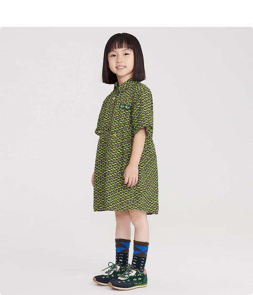 江南布衣童  22年夏装新款短袖连衣裙  1M4G31200 商品图3