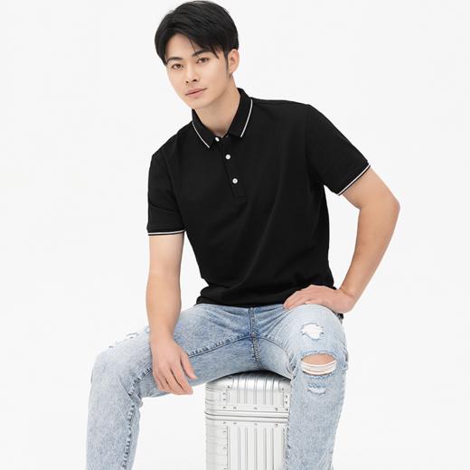 【时尚舒适POLO衫】SKAH短袖针织Polo衫 柔软舒适，清爽透气，立体裁剪，不易变形，多色可选 商品图0