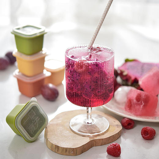 家用大冰块模具带盖制冰盒冰格大块食品级硅胶自制冰球冰箱冻果冻 商品图3