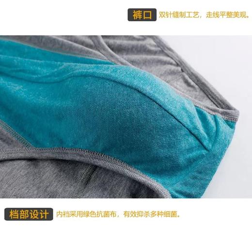 AB内裤男丝光纯棉抗菌中高腰三角裤宽松舒适裤1922 商品图2