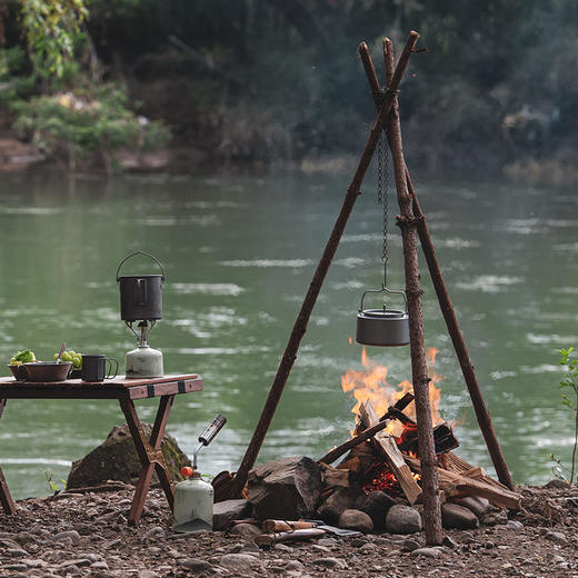 【已下架】预售 | Naturehike挪客 轻量钛烧水壶0.8L户外露营野营便携式茶壶野外煮水壶[福利品] 商品图4