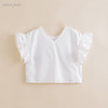 马克珍妮夏装新款 女童花边袖纯棉小衫 儿童上衣20353 商品缩略图2