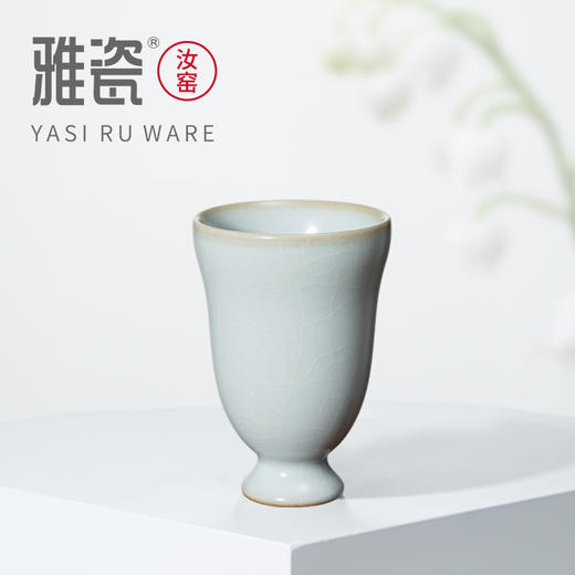 汝窑铃兰对杯 酒杯套装礼盒 商品图2