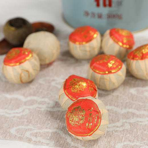 茶马世家丨新会小青柑 2021年小青柑+2013年宫廷熟普 500g 商品图5