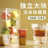 家用大冰块模具带盖制冰盒冰格大块食品级硅胶自制冰球冰箱冻果冻 商品缩略图0