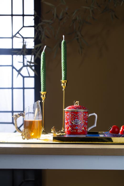 红珐琅彩龙杯特价 商品图0