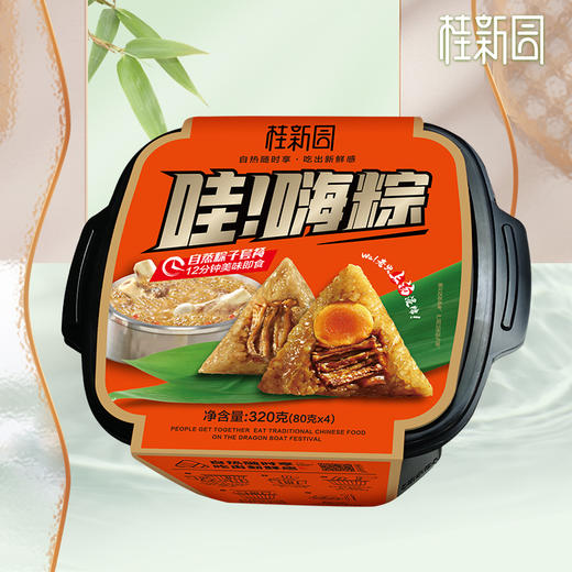 哇！嗨粽【门市价45元】自热粽4粽4味——桂新园端午家乡粽系列 商品图1