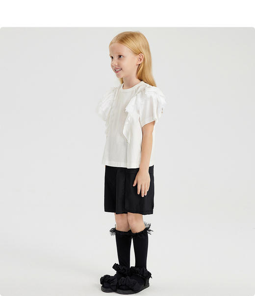 江南布衣 童  22年夏装新款短袖T恤  1M4110020 商品图1