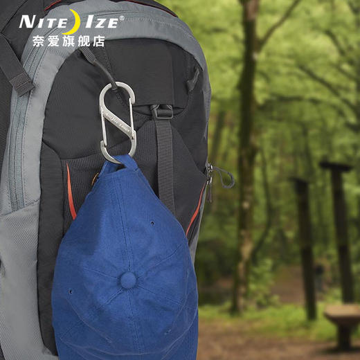 NiteIze奈爱不锈钢8字扣登山扣户外多功能快挂钥匙扣 商品图0