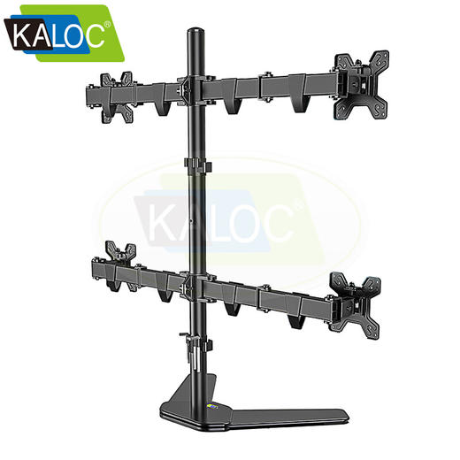 KALOC卡洛奇显示器支架 电脑支架自由升降显示器增高架 屏幕电脑支架 多角度调节 4屏组合 适合17-27寸显示器 商品图9