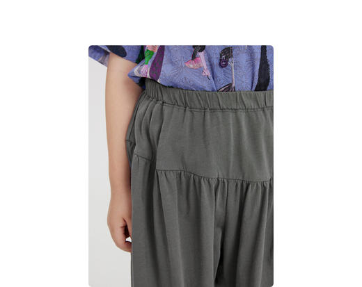 江南布衣 22年夏装新款  长裤  1M4E70630 商品图2