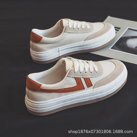 爆款休闲板鞋女韩版ulzzang潮原宿风2022学生新款百搭平底小白鞋