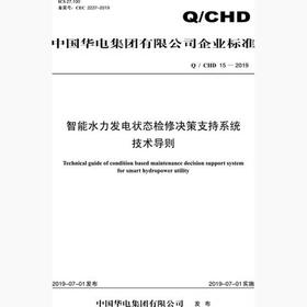 Q/CHD15-2019 智能水力发电状态检修决策支持系统技术导则