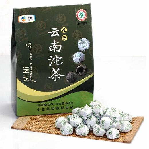 【包装盒破损介意慎拍】中粮中茶牌2012年迷你云南沱茶普洱茶生茶300g/盒 商品图0