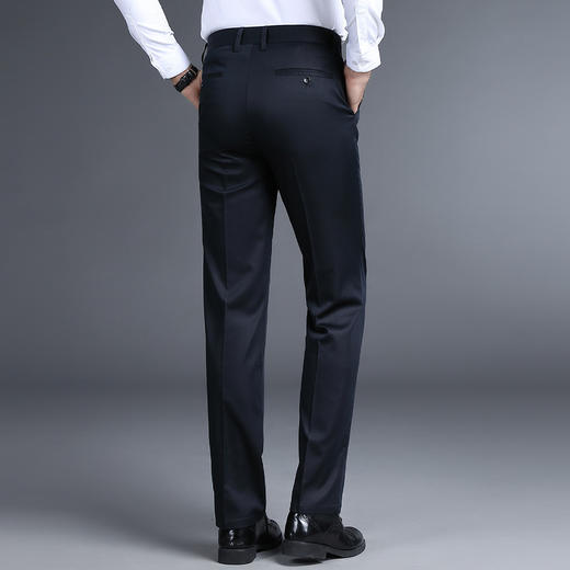 【恬妈推荐】罗蒙春季男装休闲西裤男士正装商务通勤百搭休闲裤直筒修身男长裤子 商品图5