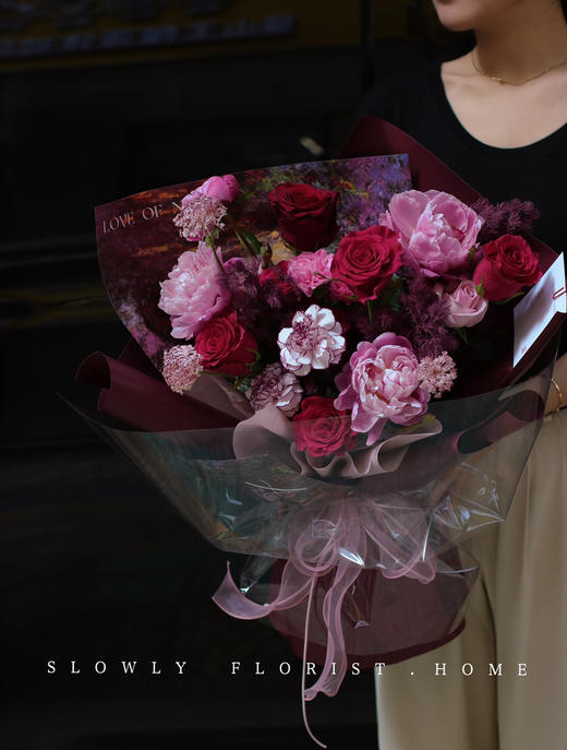 女王芍药康乃馨花束 商品图6