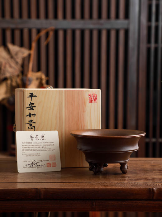 三足竹节香炉 商品图12