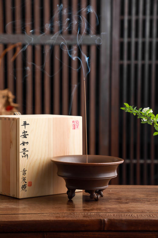 三足竹节香炉 商品图11