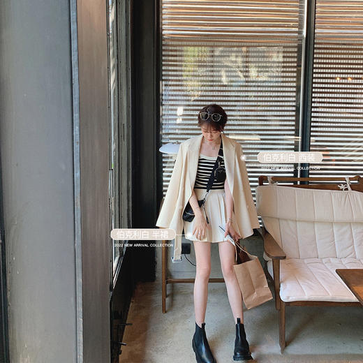 金蘑菇菇【 伯克利西装】收腰西装！系起来像连衣裙 商品图1