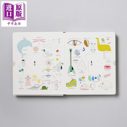 预售 【中商原版】A to Z Menagerie A到Z动物园 英文原版 进口原版 2岁到4岁 英语启蒙 少儿纸板书 Suzy Ultman 商品图1