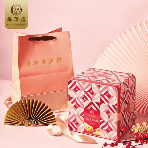 SL 锦华糕点礼盒（13个） 原味蛋卷礼盒 500g 商品图3