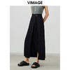 VIMAGE/纬漫纪夏季新款优雅时尚高腰开叉百搭半身裙女V1706322 商品缩略图4