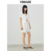VIMAGE/纬漫纪夏季新款高腰宽松轻薄西装短裤V1705319 商品缩略图1