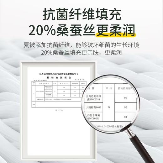 清爽丝滑可水洗天丝夏凉被桑蚕丝夏凉被 商品图7