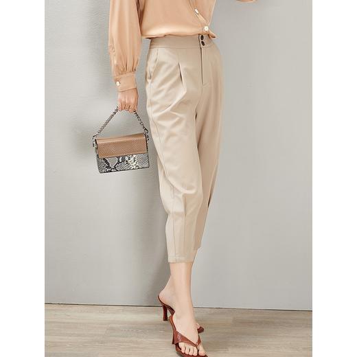 剩M 芳外通勤百搭哈伦裤显瘦小腿高腰式休闲裤 商品图1