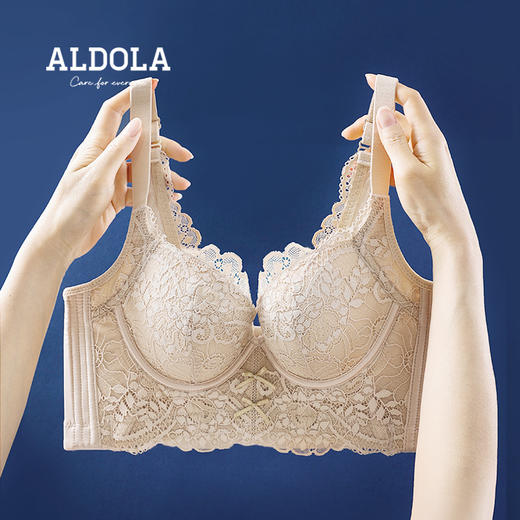 雅黛丽内衣女聚拢小胸夏季薄款文胸软钢圈收副乳防下垂调整型胸罩 商品图0