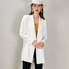 剩S/M/XL 芳外双排扣直筒设计西装外套宽松街头风女式西服 商品缩略图3