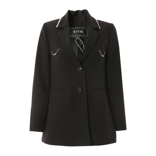 EITIE爱特爱春季新款时尚职业通勤百搭显瘦干练西装外套女A2203915 商品图5
