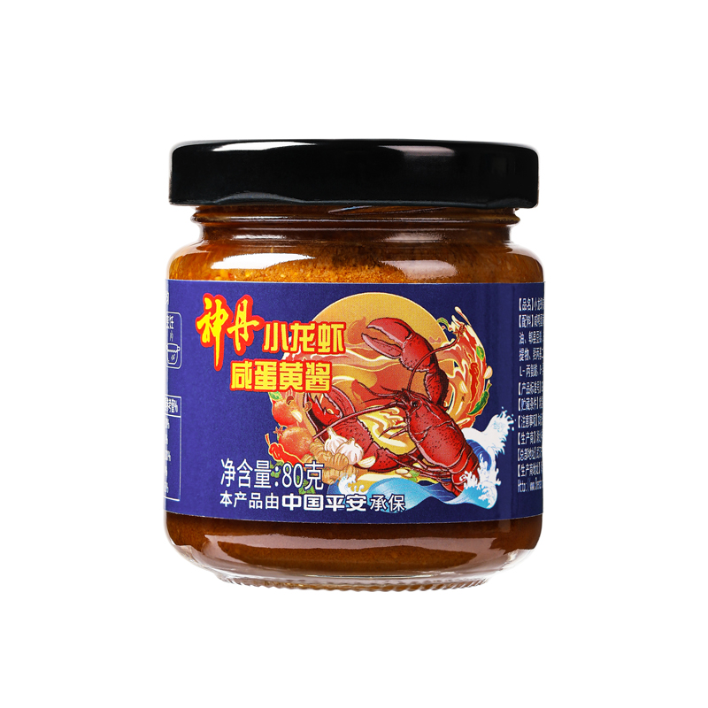 【神丹重点推荐】小龙虾蛋黄酱80g/瓶