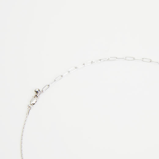 梦趣派爱心吊坠项链LP173 礼盒装 925银+镀白金 商品图3