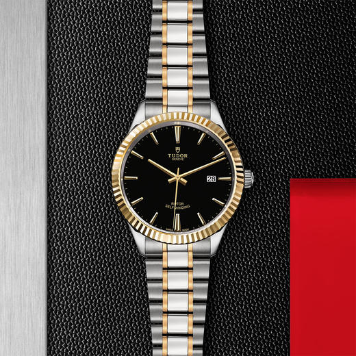 帝舵风尚系列 | 钢表壳，直径41毫米，黄金外圈 商品图0