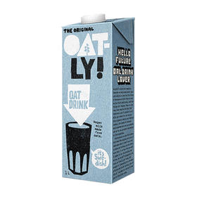 瑞典OATLY噢麦力燕麦奶谷物饮料原味低脂燕麦露1L