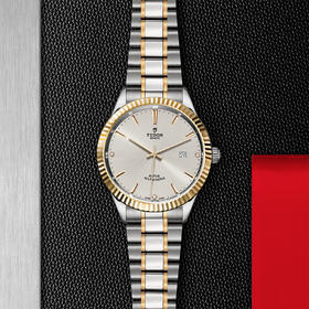 帝舵风尚系列 | 钢表壳，直径41毫米，镶钻表盘