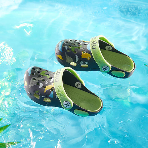 【积分专享】卡特兔儿童拖鞋女宝宝凉拖2022年夏季男童沙滩鞋洞洞鞋室内拖防滑 商品图2