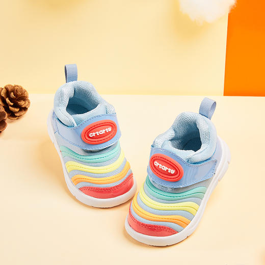 卡特兔毛毛虫学步鞋凉鞋童鞋男童女宝宝鞋防滑小儿童运动鞋机能鞋 商品图1