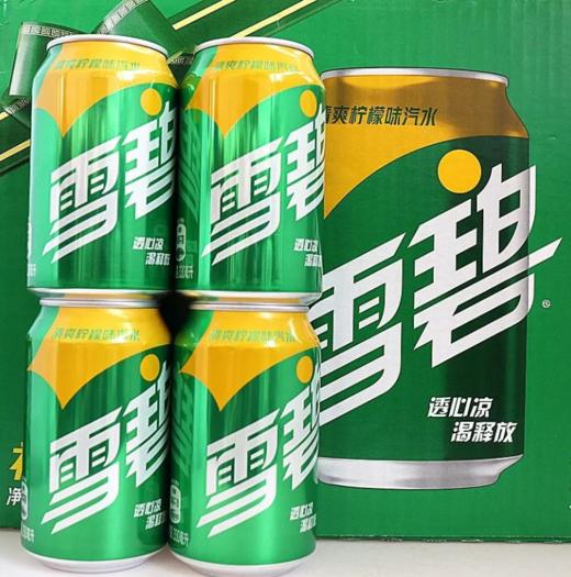 雪碧柠檬味汽水330ml*12 商品图1