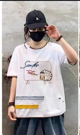 喵喵鱼彩色半袖 9612（4）