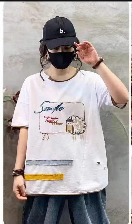 喵喵鱼彩色半袖 9612（4） 商品图0