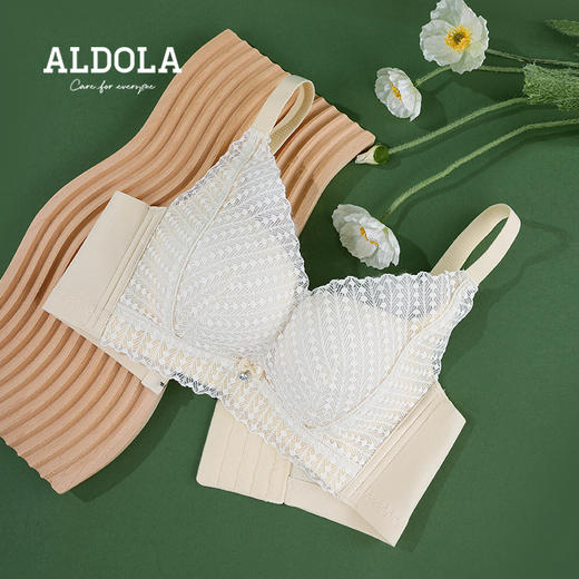 雅黛丽内衣女小胸聚拢2022新款蕾丝胸罩收副乳防下垂夏季薄款文胸 商品图0