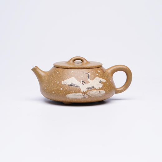 龙德堂陶艺 汤宣武《令瓢·大寒》原矿烟熏黄金段 300 cc 商品图4