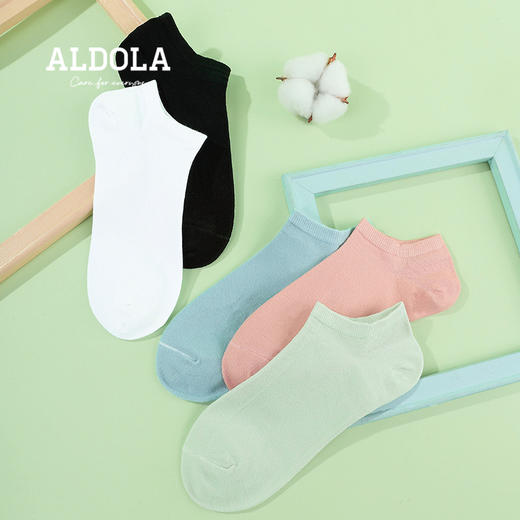 雅黛丽袜子夏季薄款女潮网红款白色袜子吸汗透气高弹棉袜女生短袜 商品图0