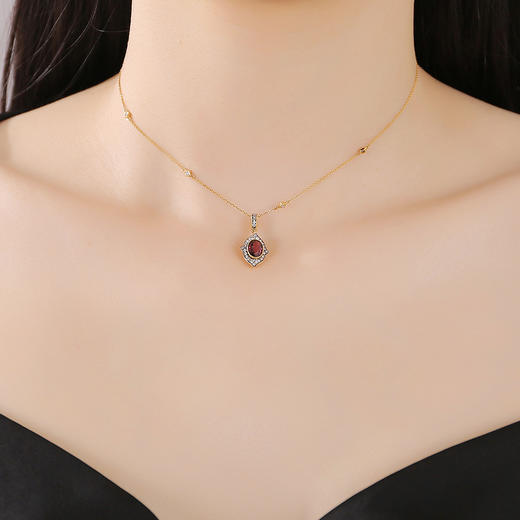 Flame Spinel 火焰尖晶系列 | 火焰公主尖晶项链 商品图2