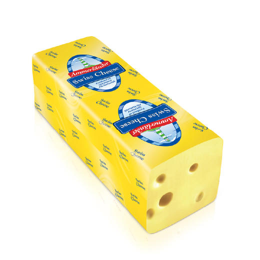 阿默兰德瑞士风味奶酪(干酪)Swiss cheese block (Approx. 3 kg) 商品图0