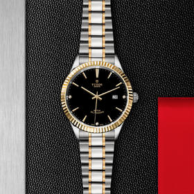 帝舵风尚系列 | 钢表壳，直径41毫米，镶钻表盘