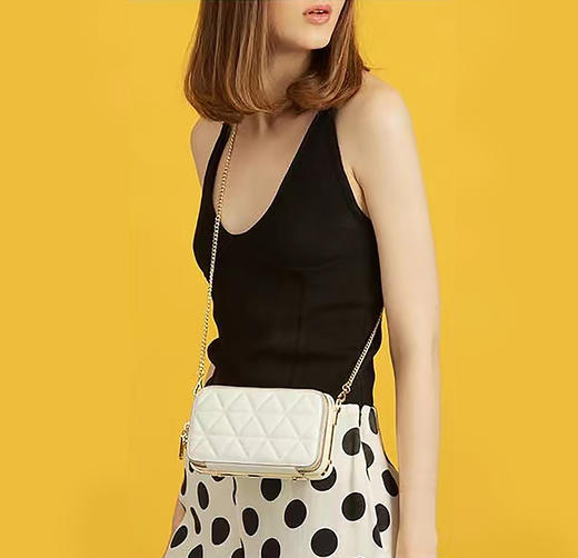 【明治】经典菱格盒子包 商品图0